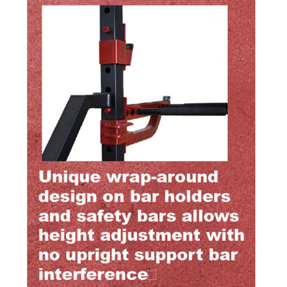 Compact Half Cage - Muscle D Fitness - Bar & Plate Storage and Dip Station Included