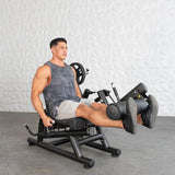Pro Strength Leg Extension / Prone Leg Curl Combo - Muscle D Fitness - Plate Loaded Quad & Hamstring Machine