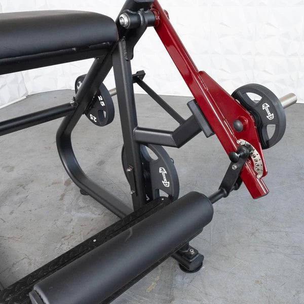 Pro Strength Reverse Hyper - Muscle D Fitness - Adjustable Roller Pad, Plate Loaded