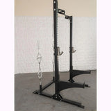 TGrip Commercial Squat Stand - 3x3 Steel - Functional Multi-Grip Pull-Up - Bar & Plate Storage - J-Hook