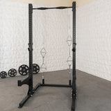 TGrip Commercial Squat Stand - 3x3 Steel - Functional Multi-Grip Pull-Up - Bar & Plate Storage - J-Hook