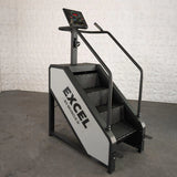 Light Commercial Stair Climber - Muscle D Fitness - Stepmill - LED Display - Heart Rate Monitor - Heavy Duty Chain Drive