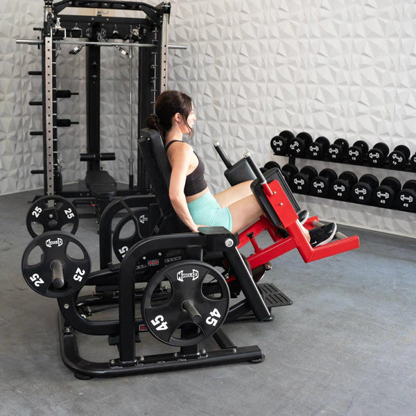 Pro Strength Glute / Outer Thigh - Muscle D Fitness - Plate Loaded Abductor / Hip Extension