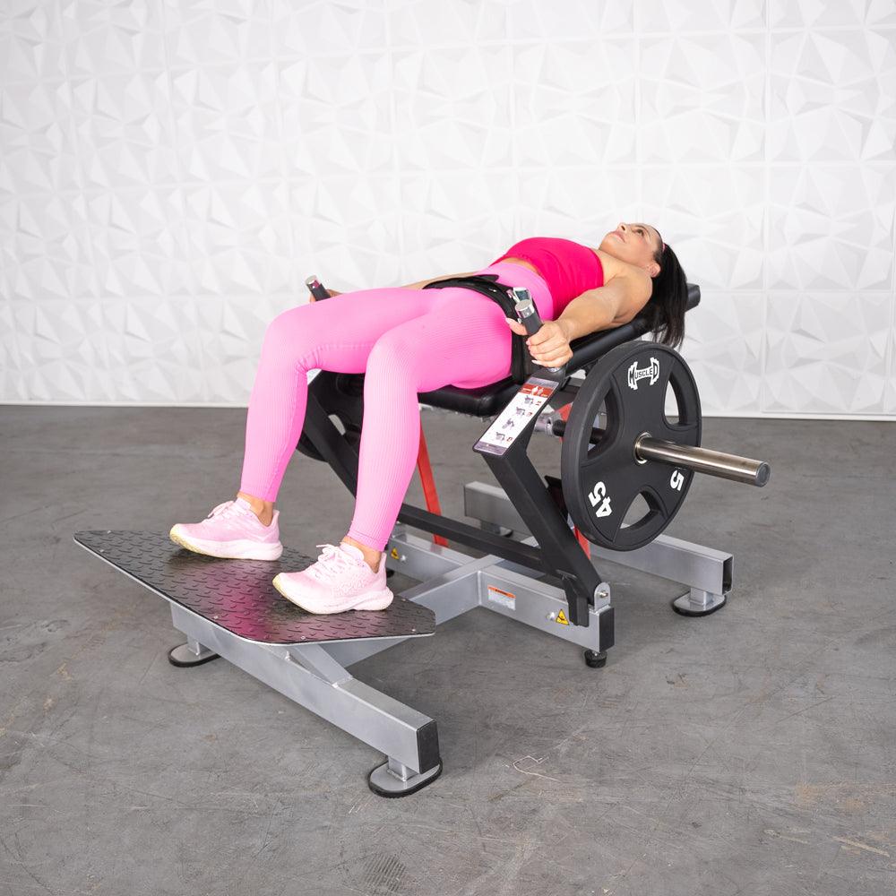 Excel Base Plate Loaded Hip Thruster - Muscle D Fitness - Leverage Glute Drive