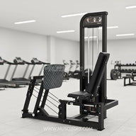 Excel Horizontal Leg Press - Muscle D Fitness - Selectorized Leg Machine - Calf Raise