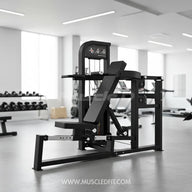 Excel Multi-Press Combo - Muscle D Fitness - Selectorized Bench Press - Incline Press - Shoulder Press