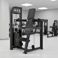 Excel Shoulder Press - Muscle D Fitness - Selectorized Military Press - Gas Shock Assisted Seat Adjustment
