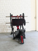 Pro Strength Linear Bearing Leg Press - Muscle D Fitness - Adjustable Back Pad - Plate Loaded