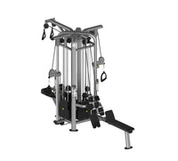 4 Stack Megatron Deluxe Jungle Gym - Muscle D Fitness - Commercial Lat Pull, Low Row, Adj. Hi/Low Pulleys