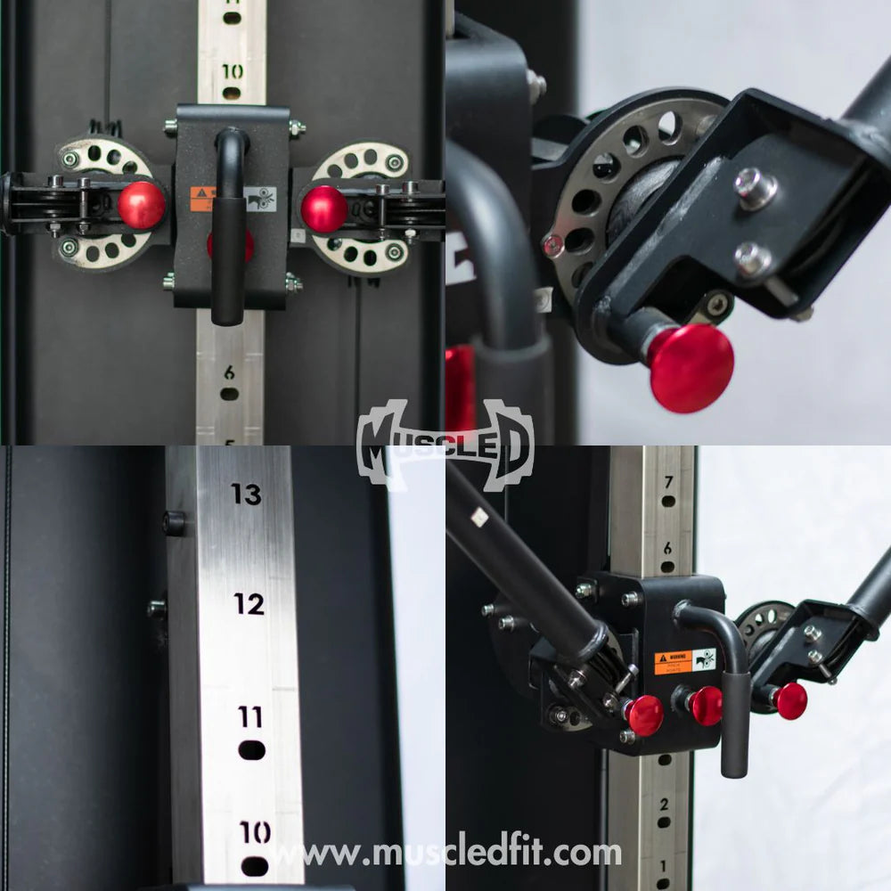Dual Adjustable Functional Trainer | Muscle D Fitness Full-Body Machine