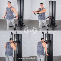 Dual Adjustable Functional Trainer | Muscle D Fitness Full-Body Machine
