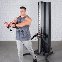 Dual Adjustable Functional Trainer | Muscle D Fitness Full-Body Machine