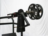 Excel Pendulum Squat - Muscle D Fitness - Plate Load Squat Machine - weight Storage Pegs - Adjustable Foot Plate