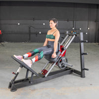 Power Leverage V2 Hack Squat / Calf Raise - Muscle D Fitness