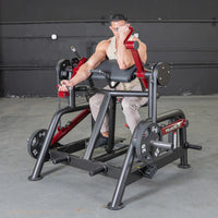 Power Leverage V2 Iso Lateral Biceps Curl / Preacher Curl - Muscle D Fitness
