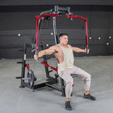 Power Leverage V2 Seated Pec Fly / Rear Delt Combo - Plate Loaded - Weight Storage Included