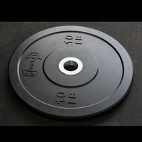 Pro Bumper Training Plates with Center Steel Hub - Muscle D Fitness - Virgin Rubber