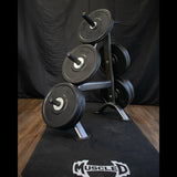 Pro Bumper Training Plates with Center Steel Hub - Muscle D Fitness - Virgin Rubber