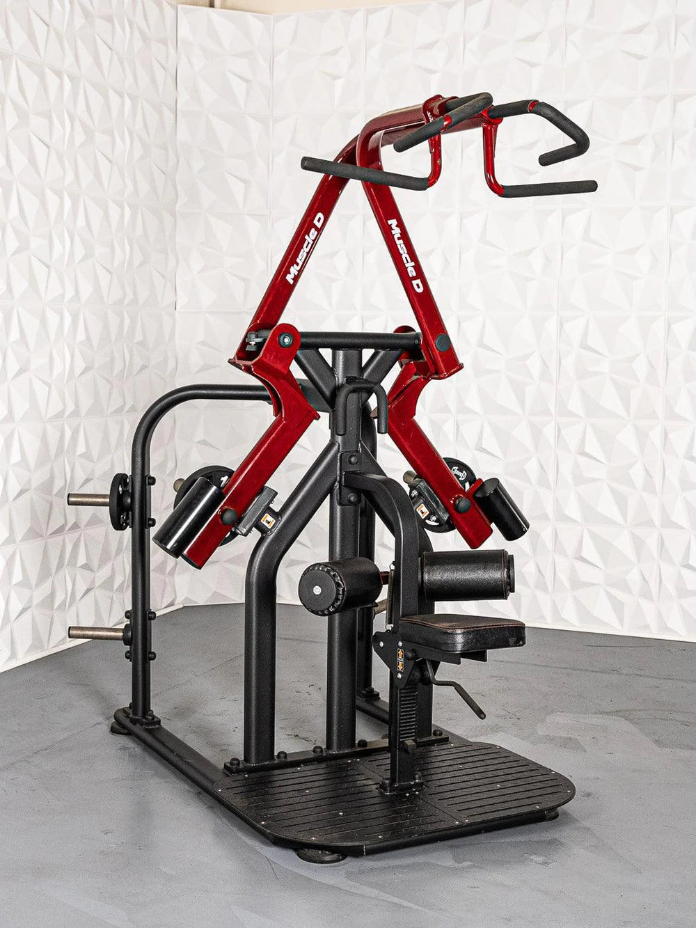 Pro Strength Rotary Lat Pull-Down - Muscle D Fitness - Premium - Adjustable - Plate Loaded - Lat Training