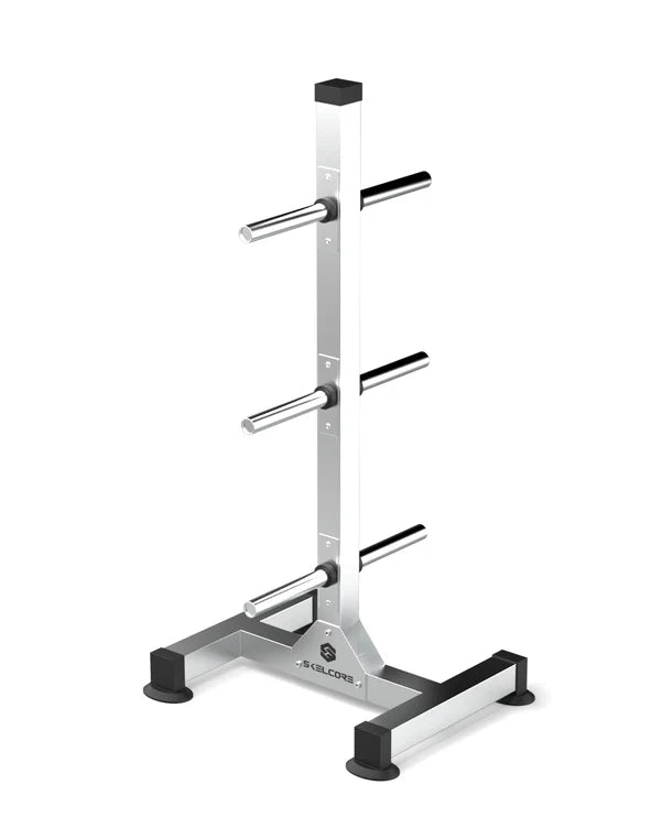 Skelcore Vertical Chrome Weight Plate Tree