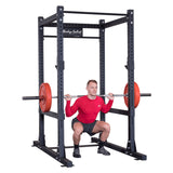 Body Solid Pro Clubline SPR1000 Commercial Power Rack with Rack Extension