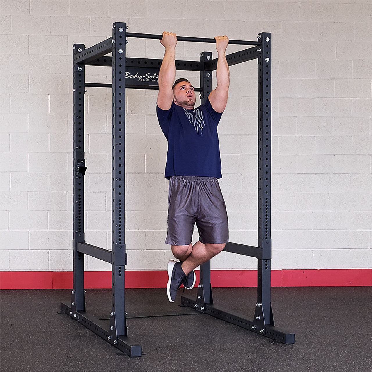 Body Solid Pro Clubline SPR1000 Commercial Power Rack with Rack Extension