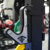 TGrip Commercial Squat Stand - 3x3 Steel - Functional Multi-Grip Pull-Up - Bar & Plate Storage - J-Hook