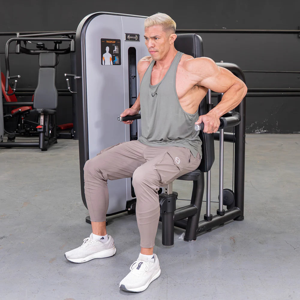 Vogue Seated Dip / Triceps Press-Down | Muscle D Fitness