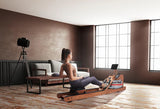 Water Rower - Muscle D Fitness - Wooden Seated Adjustable Water Rower