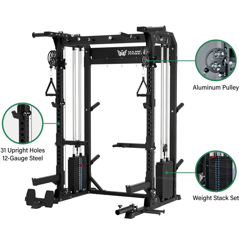 Major Fitness F22 Pro All-In-One Power Rack Home Gym