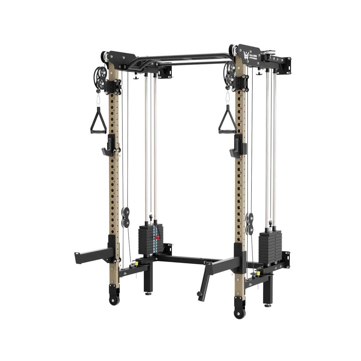 Major Fitness F35 Pro Wall-Mount Folding All-In-One Power Rack Home Gym