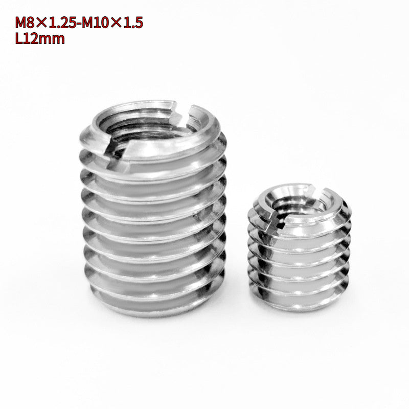 Stainless Steel Inner And Outer Tooth Nuts With Straight Grooves