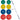 Rubber Training Bumper Plate Set (Color)