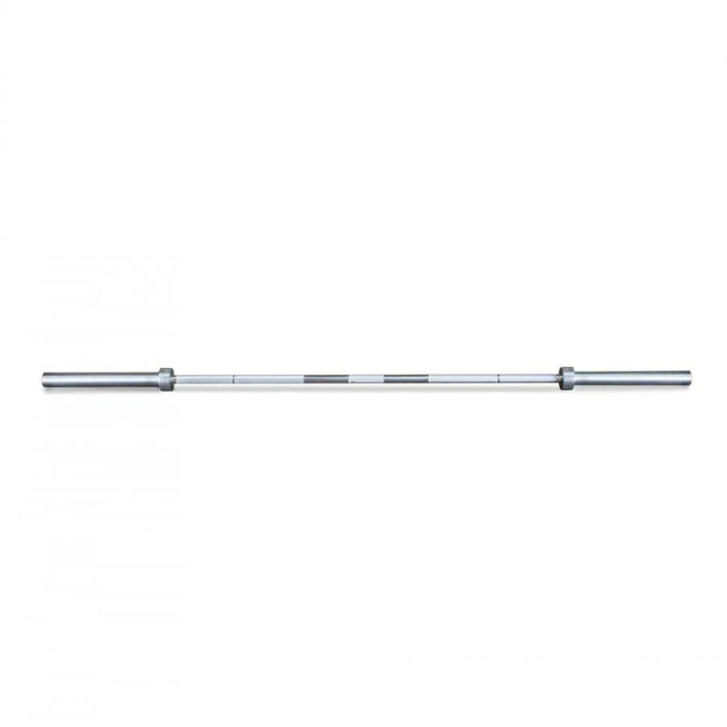 Hard Chrome Olympic Bar - Muscle D Fitness - 7' Length - Rotating Sleeves