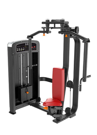 Elite Selectorized Pec Deck/Rear Delt - Muscle D Fitness - Commercial - Adjustable Seat - Pin Selectorized Chest / Back Combo