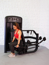 Elite Selectorized Triceps Press - Muscle D Fitness - Commercial Adjustable Seated Pin Selectorized Triceps Press Dip Press