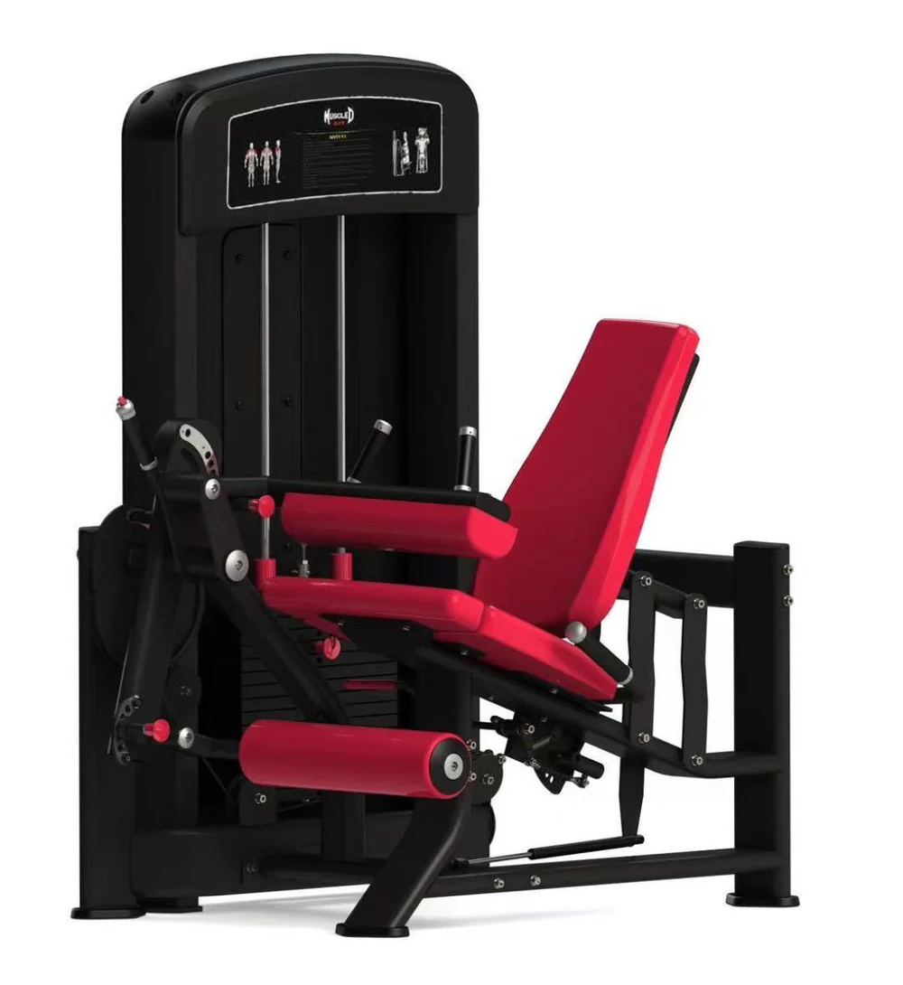 Elite Selectorized Leg Extension Seated Leg Curl Combo - Muscle D Fitness - Commercial Grade - Adjustable Seated - Pin Selectorized