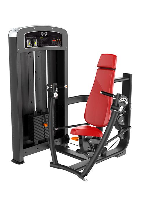 Elite Selectorized Chest Press - Muscle D Fitness - Commercial Grade - Adjustable Seat - Pin Selectorized