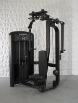 Elite Selectorized Pec Deck/Rear Delt - Muscle D Fitness - Commercial - Adjustable Seat - Pin Selectorized Chest / Back Combo
