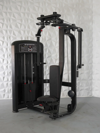 Elite Selectorized Pec Deck/Rear Delt - Muscle D Fitness - Commercial - Adjustable Seat - Pin Selectorized Chest / Back Combo