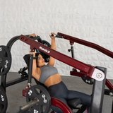 Pro Strength Incline Chest / Shoulder Press - Muscle D Fitness - Adjustable - Plate Loaded - Pec Delt Training
