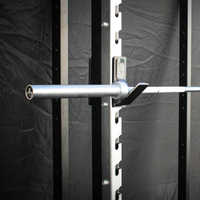 7' Hard Chrome Triple Bearing Olympic Bar - Muscle D Fitness - Precision Performance Grade Knurling