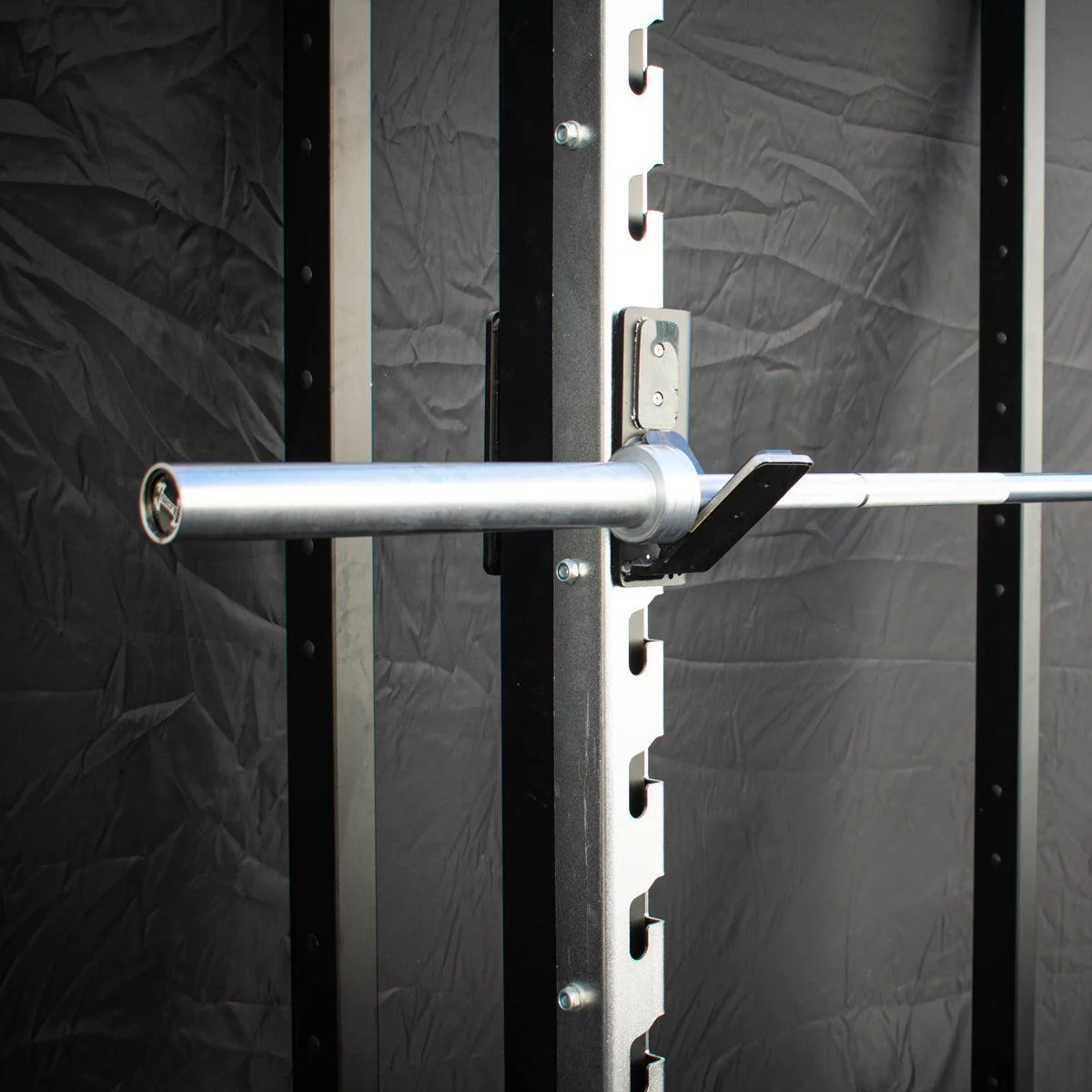 7' Hard Chrome Triple Bearing Olympic Bar - Muscle D Fitness - Precision Performance Grade Knurling