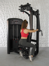 Elite Selectorized Pec Deck/Rear Delt - Muscle D Fitness - Commercial - Adjustable Seat - Pin Selectorized Chest / Back Combo