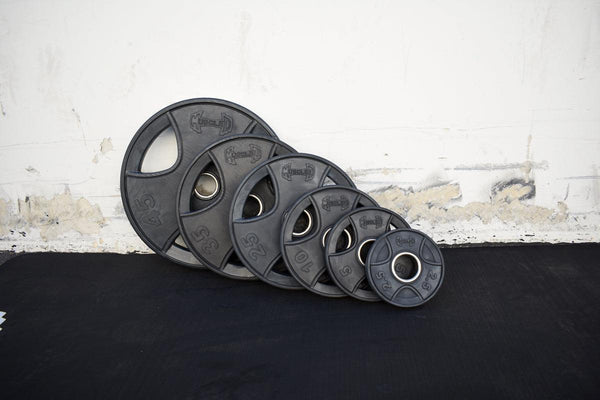 Pro Rubber Olympic Plates - Muscle D Fitness - High-Quality Virgin Rubber Olympic Plates