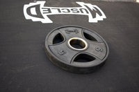 Pro Rubber Olympic Plates - Muscle D Fitness - High-Quality Virgin Rubber Olympic Plates