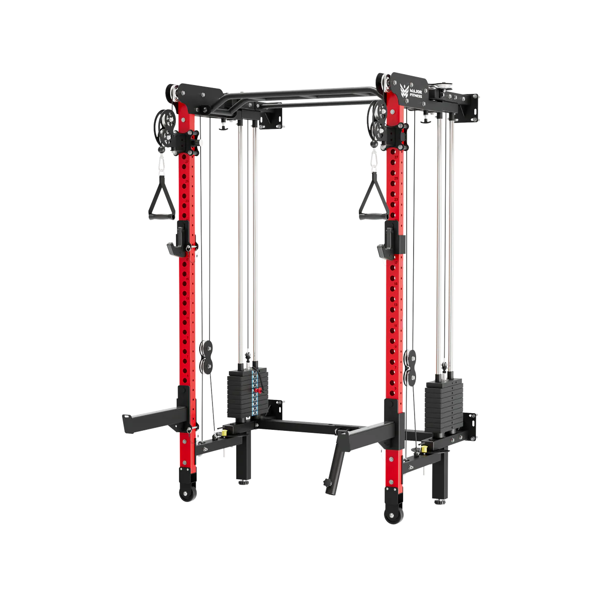 Major Fitness F35 Pro Wall-Mount Folding All-In-One Power Rack Home Gym