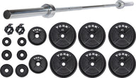 2″ Cast Iron Olympic Weight Plate Set (400lb)