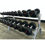 SPARTAN PRO 5-50 lbs Rubber Pro Style Dumbbell Set