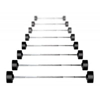 SPARTAN - Urethane Barbell Set 20-110 lbs set - Straight Bar